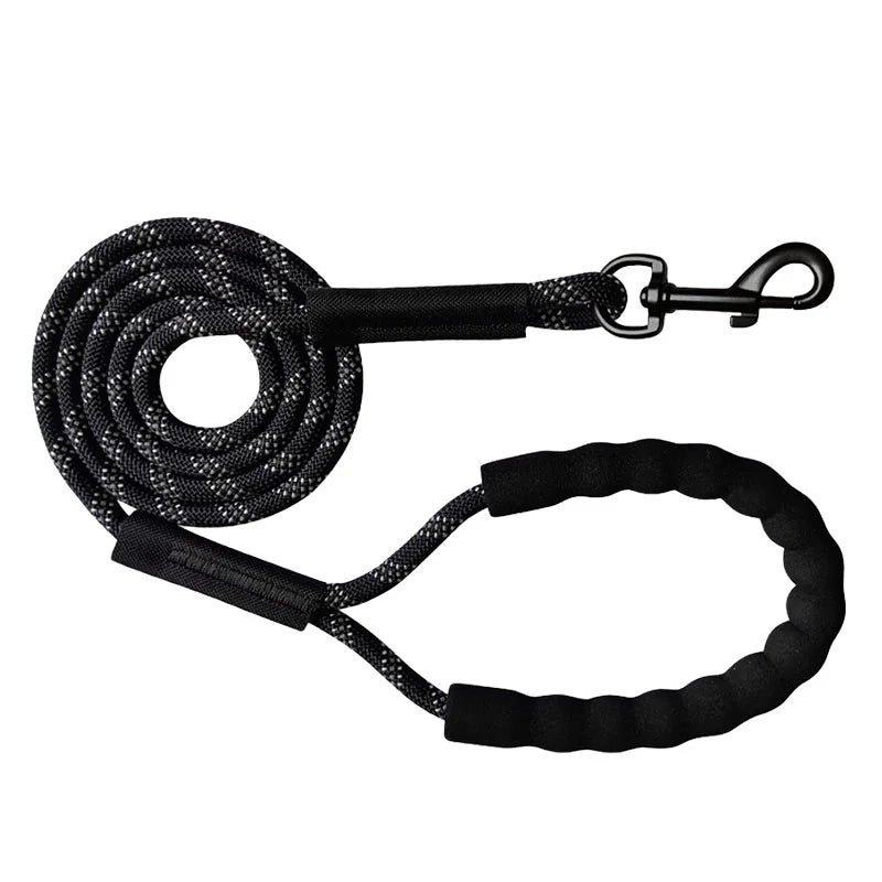 Longe pour chien corde escalade noir courte