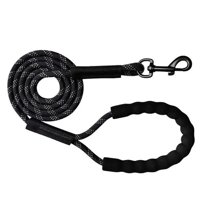 Longe pour chien corde escalade noir courte