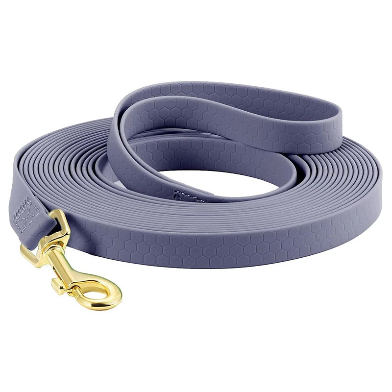 Longe pour chien étanche durable gris