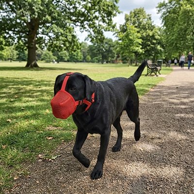 Muselière pour chien limite aboiement labrador