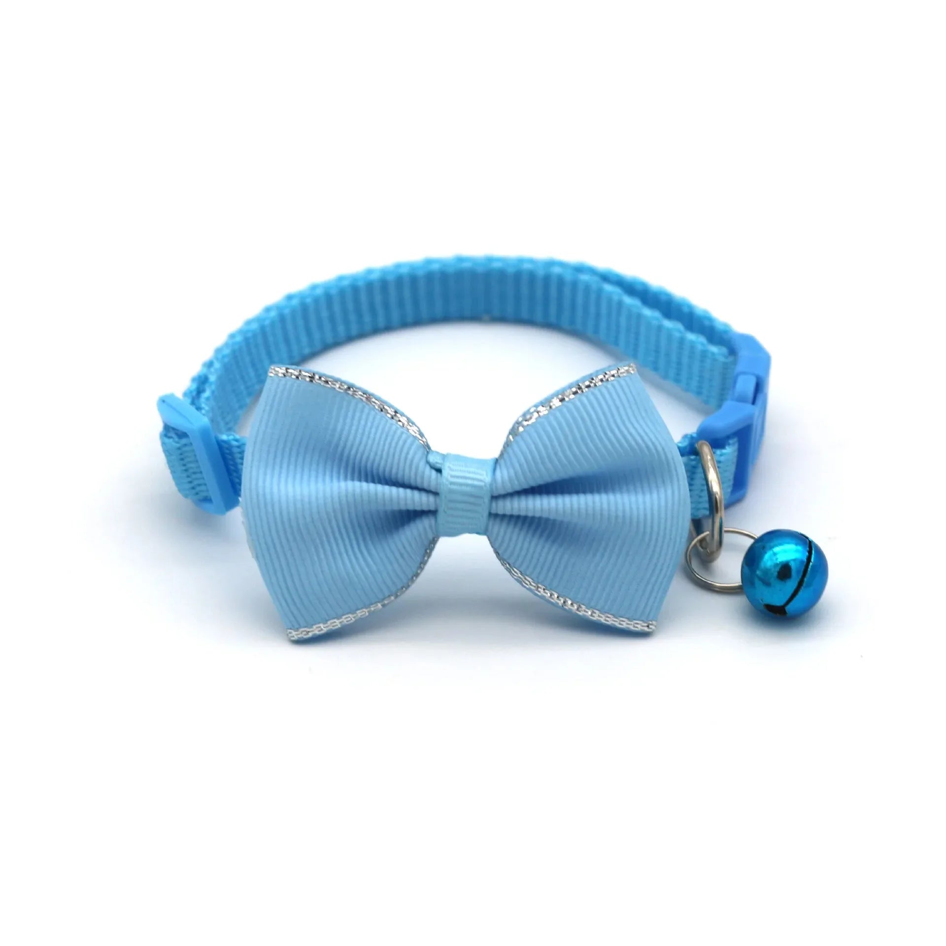 Noeud papillon avec cloche modèle bleu