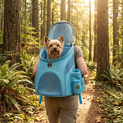 Sac à dos aéré pliable bleu yorkshire foret 