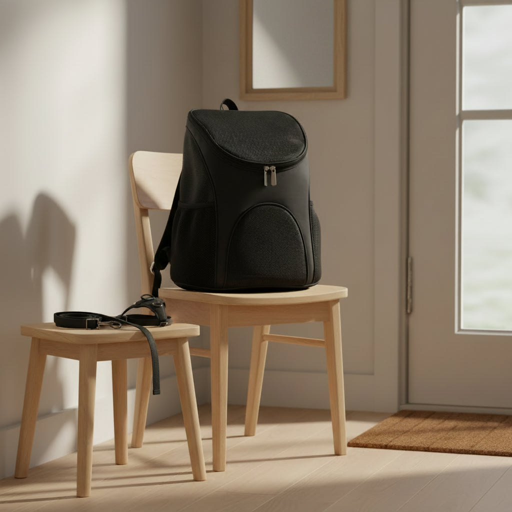 Sac-à-dos léger pliable noir modèle