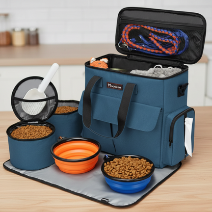 sac de voyage pour chien multifonctionnel bleu