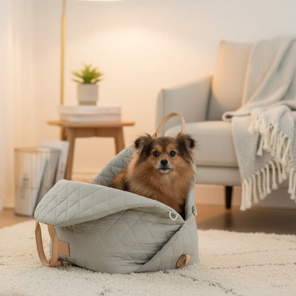Sac transport luxe confort  gris modèle