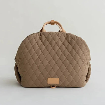 Sac transport luxe confort modele brun