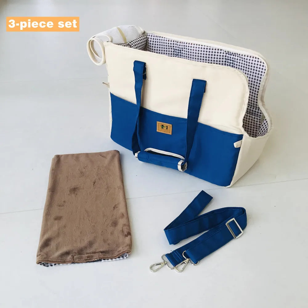 Sac transport siège auto coussinet démo bleu