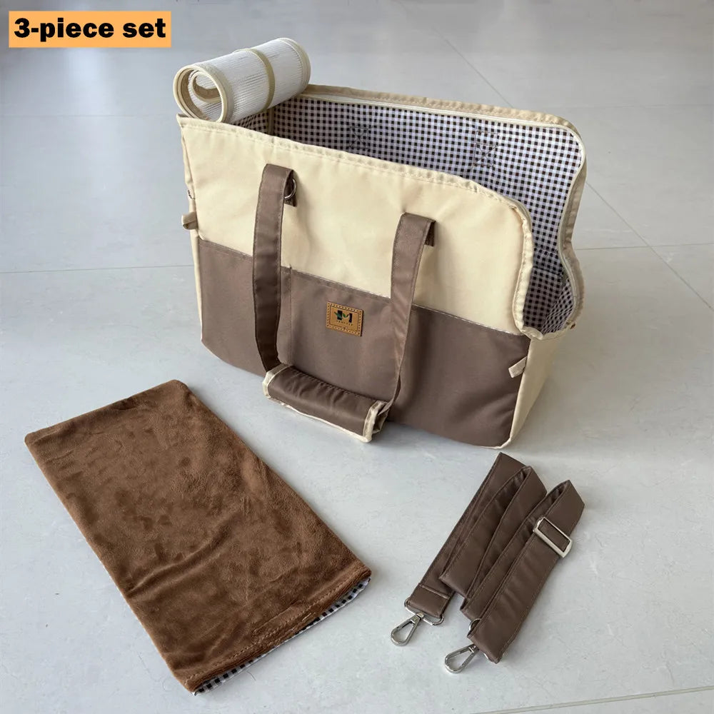 Sac transport siège auto coussinet démo brun