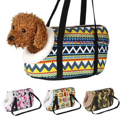 Sac transport chien souple colore 3 modele avec chien toutou