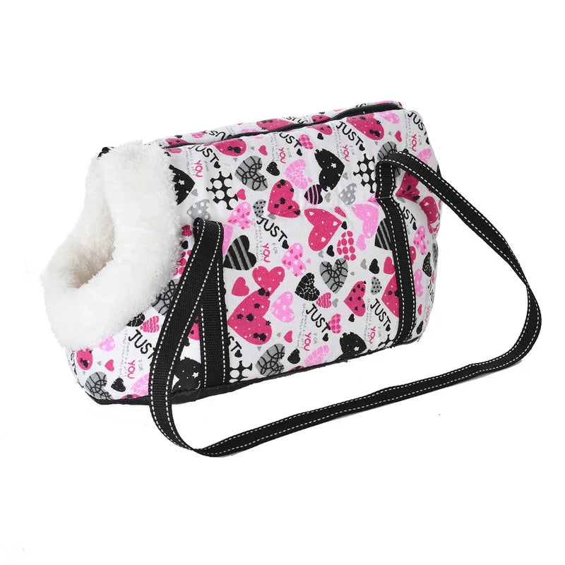 Sac transport souple colore coeur 