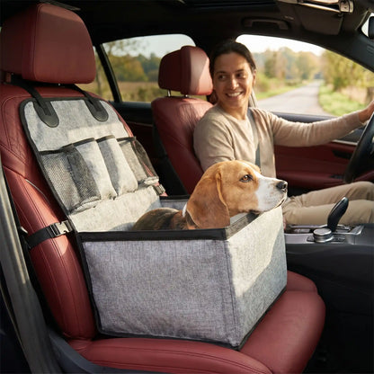 SIEGE AUTO POUR CHIEN | Poche de rangement