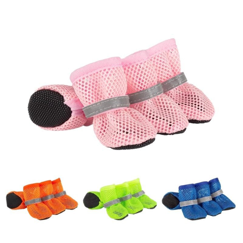 Chaussures pour chien confortable petites tailles rose