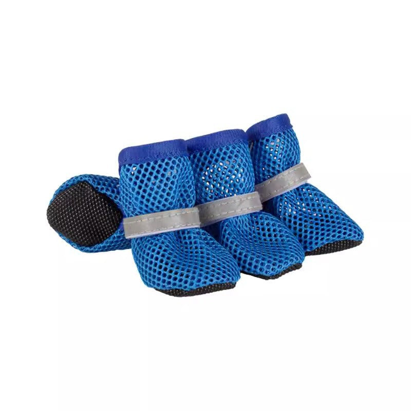 Chaussures pour chien confortable petites tailles bleu2
