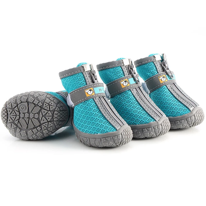 chaussure chien antidérapante durable modèle bleu