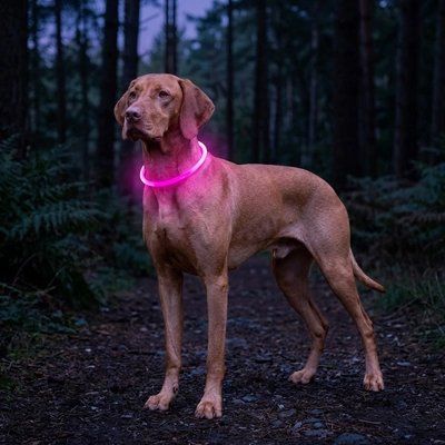 Collier Chien lumineux 3