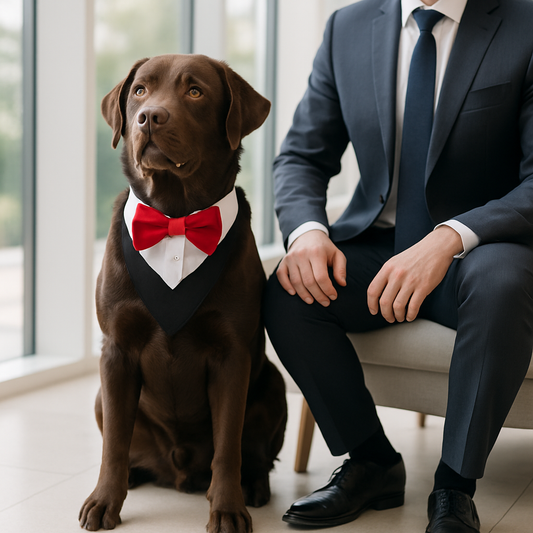 Collier chien | Bandana toxedo