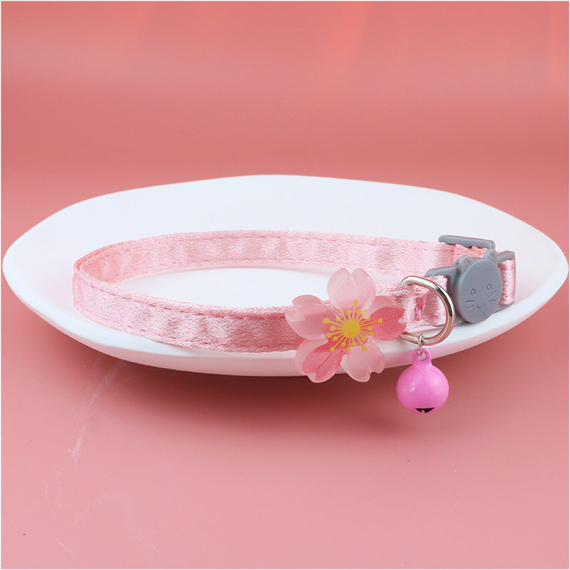 collier chien dentelle fleur lumineuse