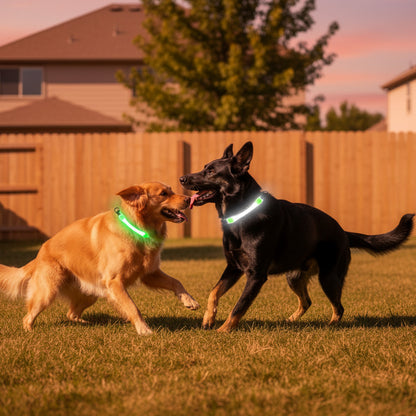 Collier lumineux chien | Haute luminosité