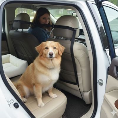 Filet pour chien pour voiture dispositif de clôture