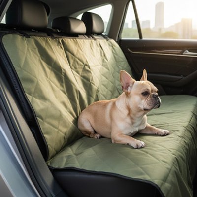 Housse voiture lavable imperméable bulldog