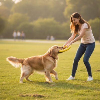 Jouet chien disque solide flottant golden joue parc
