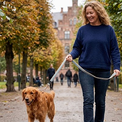 Laisse pour Chien entrainement marche golden automne