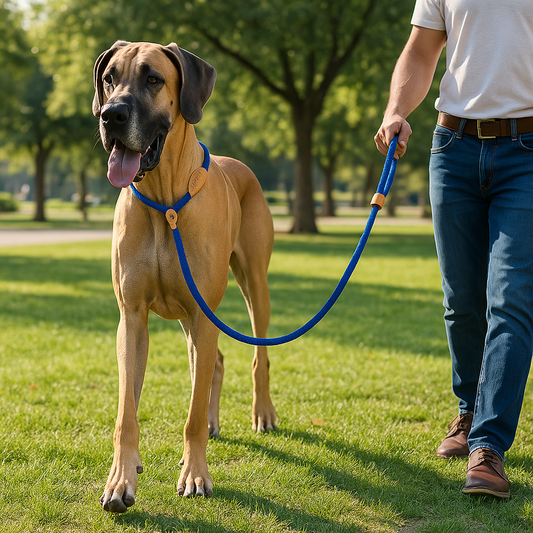 Laisse pour chien | corde tressée et anti-dérapante