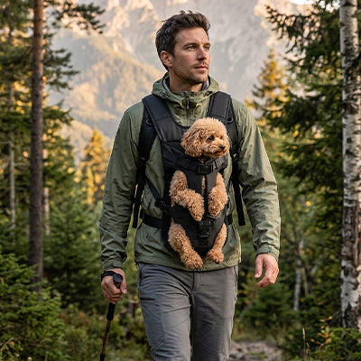 Porte chien ventral | Étanche et résistant