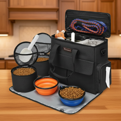 sac de voyage pour chien multifonctionnel noir  comptoir